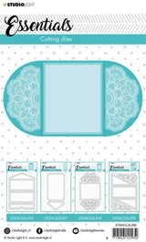 Cutting Die Cardshape Doily Essentials 115x210mm nr.398