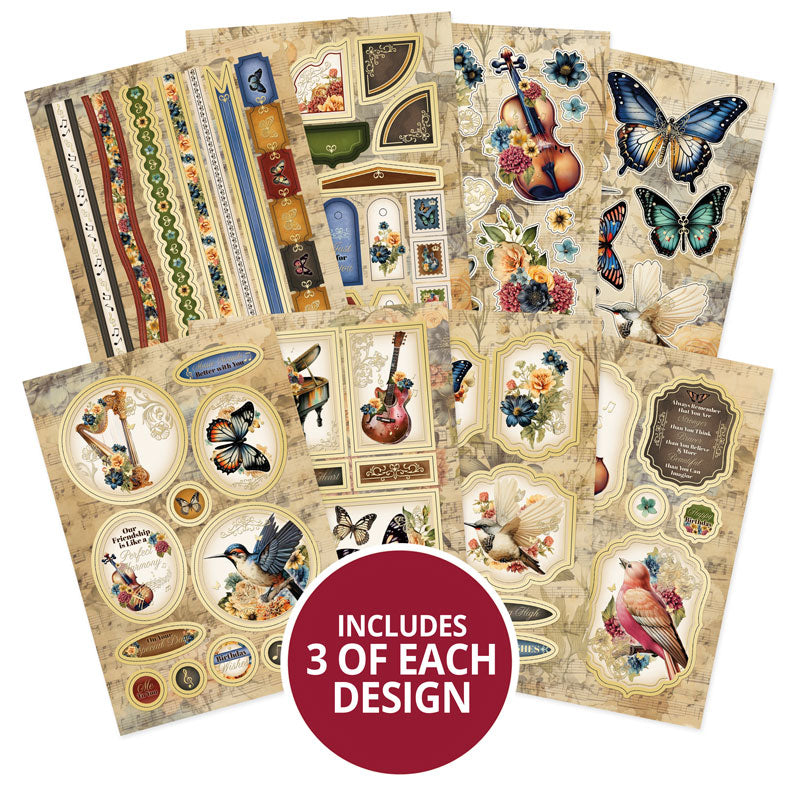 Vintage Melody Stickables Topper Collection