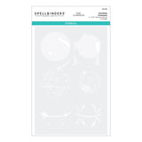 Snowflake Ornaments Stencil from the Bibi's Snowflakes Collection by Bibi Cameron