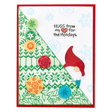 Gnome Hugs Sentiments Clear Stamp Set from the Holiday Hugs Collection by Stampendous