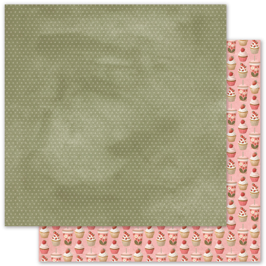 Strawberry Friends Basics F 12 x 12 Paper (12 pc Bulk Pack) 34902