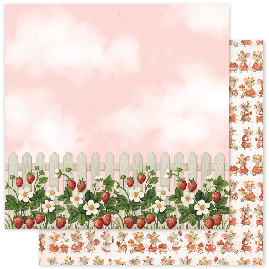 Strawberry Friends E 12 x 12 Paper (12 pc Bulk Pack) 34875