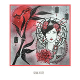 Oriental Princess A5 Clear Stamp Set