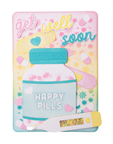 SL Cutting Die Pill Bottle Sweet Stories 17 PC showcased in a colorful card design featuring a pill bottle and band-aids.