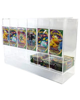 Pokémon Booster Pack 6-Slot Acrylic Display Dispenser - 4 Packs