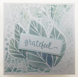 The Crafters Workshop 6x6 Stencil Abstract Leaves