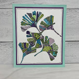 The Crafters Workshop 6x6 Stencil Ginkgo Leaves