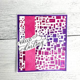 The Crafters Workshop 6x6 Stencil Cubist