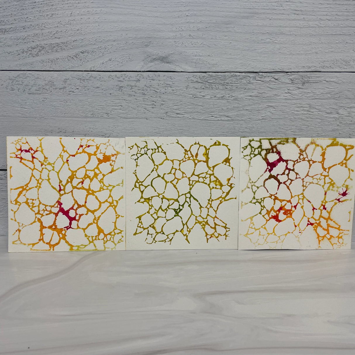 The Crafters Workshop 6x6 Stencil Organic Matter Stencil