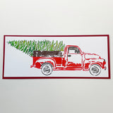 The Crafters Workshop Slimline Layered Christmas Tree Truck