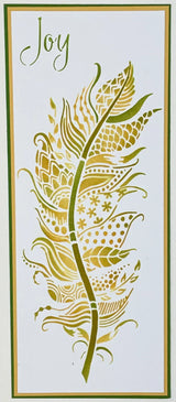 The Crafters Workshop Slimline Layered Joy Feather