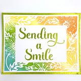 The Crafters Workshop A2 Sunflowers Vines Frames