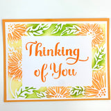 The Crafters Workshop A2 Sunflowers Vines Frames