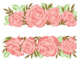 The Crafters Workshop Layered Rose Banner
