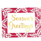 The Crafters Workshop A2 Holly Snowflake Frames