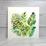 The Crafters Workshop 6x6 Stencil Tropical Fronds