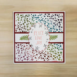 The Crafters Workshop 6x6 Stencil Random Bubbles