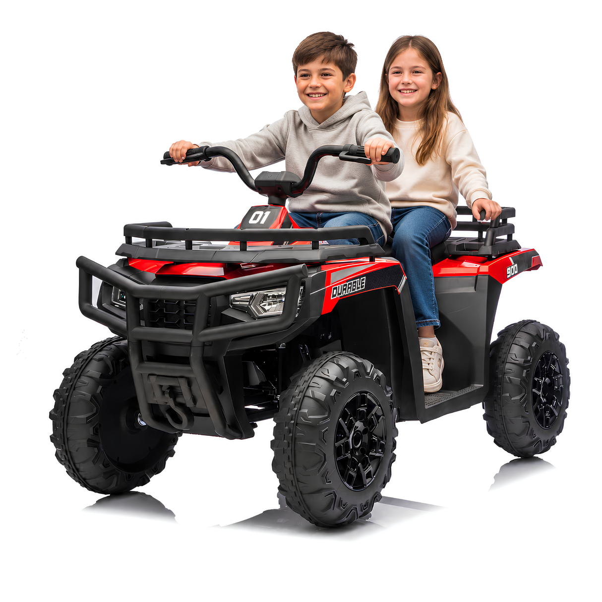 24V 10AH 200W Advanced Titan Pro Edition 2-Seater Off-Road ATV W/ Pneumatic Rubber Tires & Brushless Motor