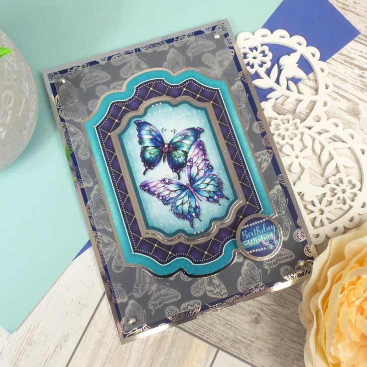Card Topper Pads - Beautiful Butterflies