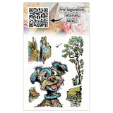 AALL and Create - A6 Stamp Set - Skyline Sniffs