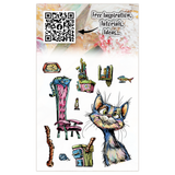 AALL and Create - A6 Stamp Set - Mischief Meow