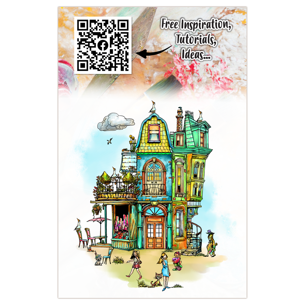 AALL and Create - A5 Stamp Set - Neighbour Notes