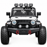 24V Trail-MX 2-Seater Upgraded 4x4 AWD Ride-On Truck W/ Rubber Wheels, Music Player, Lights &  RC