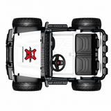24V Trail-MX 2-Seater Upgraded 4x4 AWD Ride-On Truck W/ Rubber Wheels, Music Player, Lights &  RC