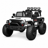 24V Trail-MX 2-Seater Upgraded 4x4 AWD Ride-On Truck W/ Rubber Wheels, Music Player, Lights &  RC