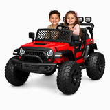 24V Trail-MX 2-Seater Upgraded 4x4 AWD Ride-On Truck W/ Rubber Wheels, Music Player, Lights &  RC
