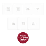 Trim Me! Foiled Insert Pad - Many Happy Returns - Silver