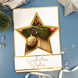 Trim Me! Foiled Insert Pad - Season's Greetings Gold