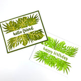 The Crafters Workshop Layered Monstera Banner