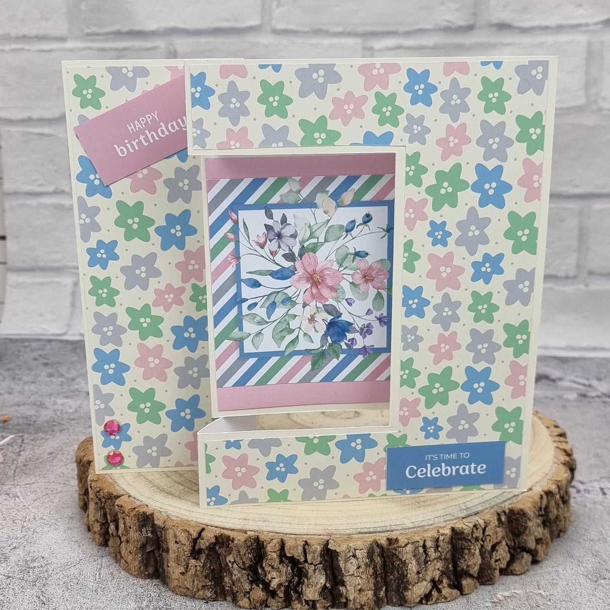 The Paper Boutique Sunny Gardens 8 in x 8 in Paper Kit Pad