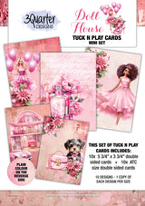 3Quarter Designs Doll House Tuck N Play Cards Pack Mini Set