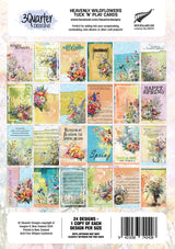 3Quarter Designs Heavenly Wildflowers - Tuck N Play Cards