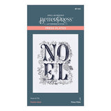 Festive Noel Press Plate from the BetterPress Christmas Collection
