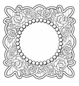 Retro Roses Stamp