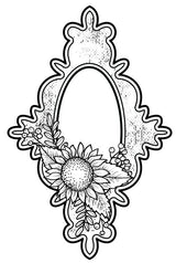 Creative Expressions Victoria's Sweet Sunflower Pre Cut Stamp