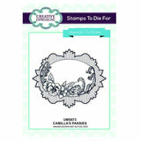 Creative Expressions Stamps To Die For Camilla's Pansies Pre Cut Stamp