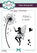 Creative Expressions Designer Boutique Fairy Wishes 6 in x 4 in Clear Stamp Set