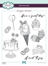 Creative Expressions Designer Boutique Sweet Day 6 in x 8 in Stamp Set