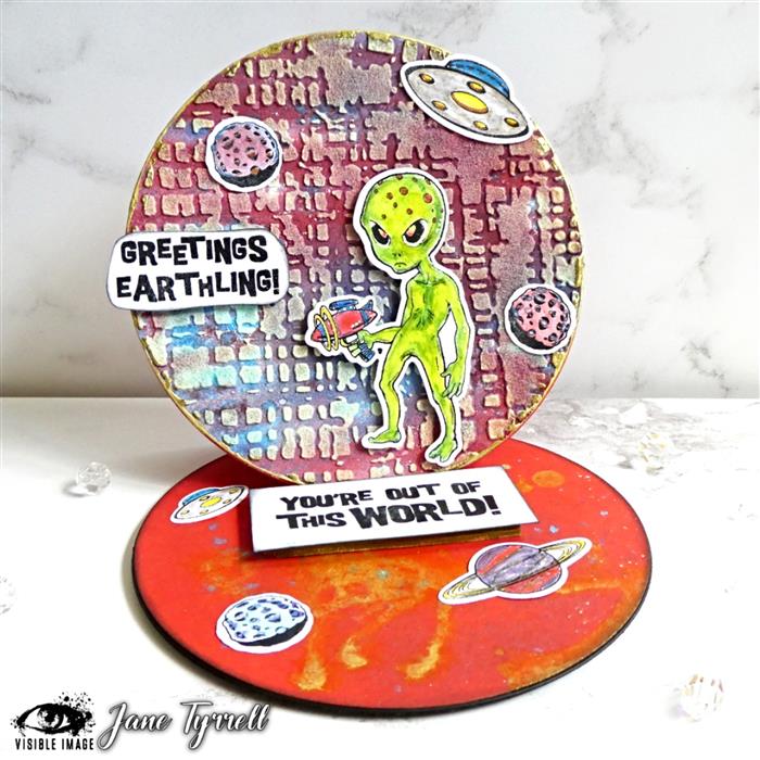 Visible Image Alien Invader Co-ordinating Dies