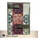 Visible Image Art Spheres #2 Stencil - 6 x 6