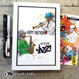 Visible Image All That Jazz 4 in x 6 in Stamp Set