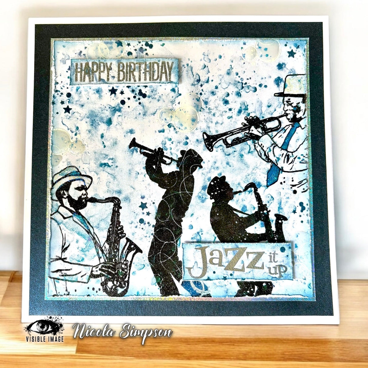 Visible Image All That Jazz 4 in x 6 in Stamp Set