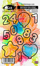 Visible Image Birthday Balloons Co-ordinating Dies
