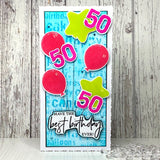 Visible Image Birthday Balloons Co-ordinating Dies