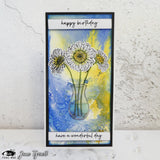 Visible Image Birthday In Bloom - A6 Stamp Set