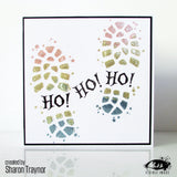 Visible Image Boot Prints Stencil - 6 x 6
